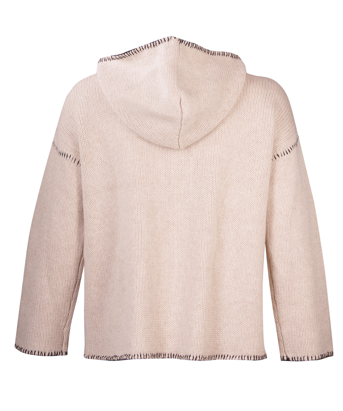 Sweater Fibras Recicladas Mujer Canela Blanco Rockford