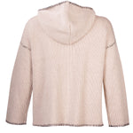 Sweater Fibras Recicladas Mujer Canela Blanco Rockford