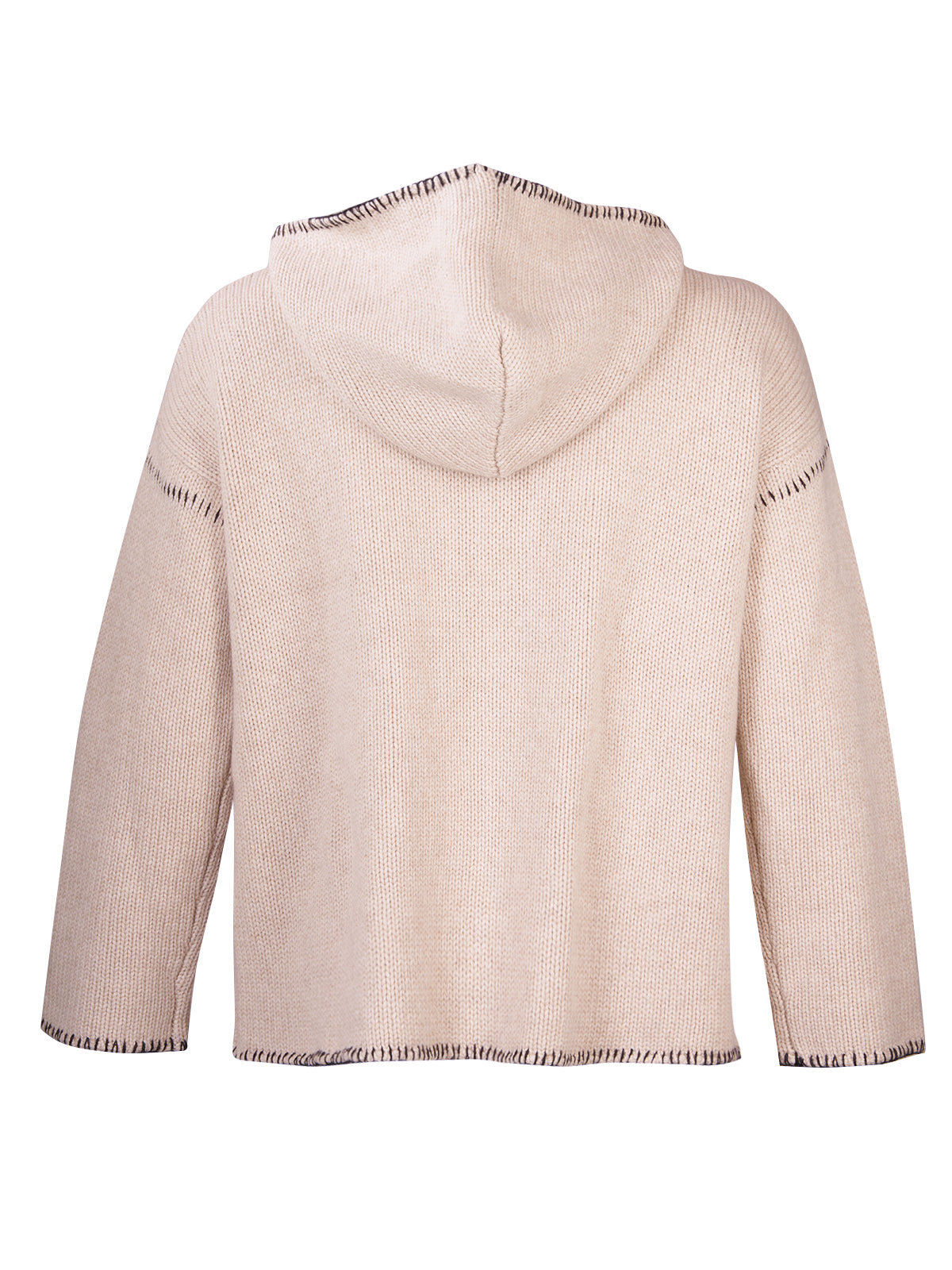 Sweater Fibras Recicladas Mujer Canela Blanco Rockford