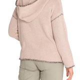 Sweater Fibras Recicladas Mujer Canela Blanco Rockford