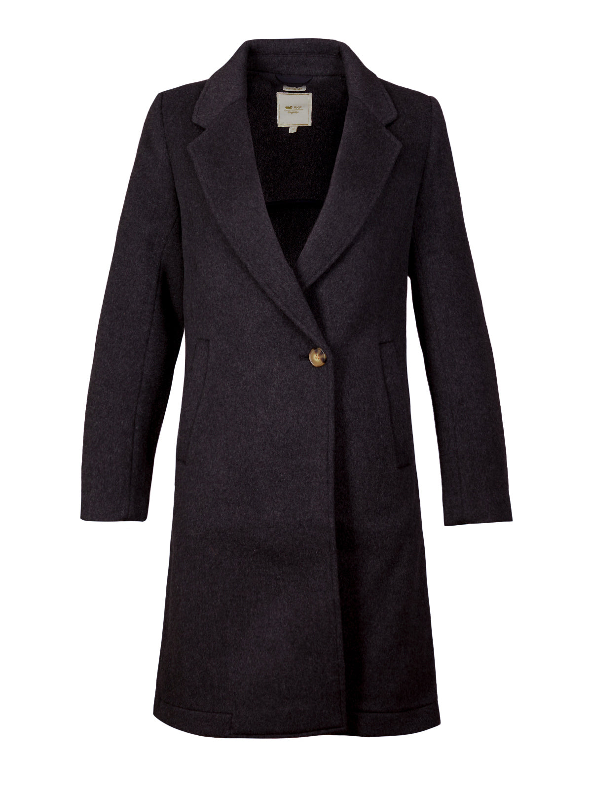 Abrigo Lana Mujer Alma Gris Rockford