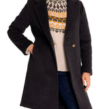 Abrigo Lana Mujer Alma Gris Rockford