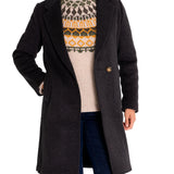 Abrigo Lana Mujer Alma Gris Rockford