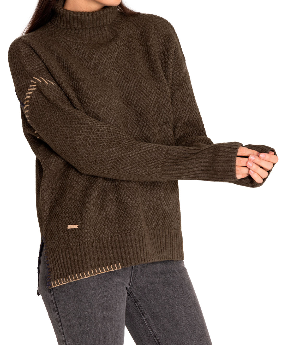 Sweater Cashmere Mujer Anis Verde Rockford