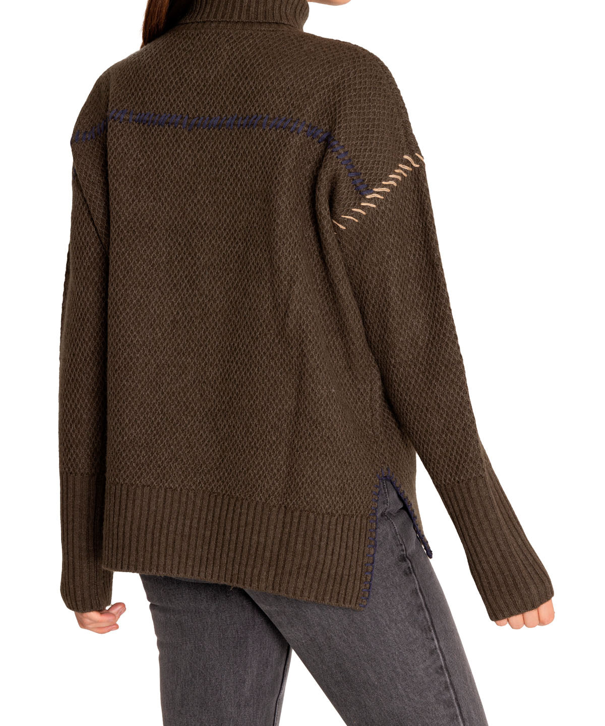 Sweater Cashmere Mujer Anis Verde Rockford