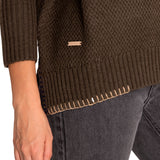 Sweater Cashmere Mujer Anis Verde Rockford