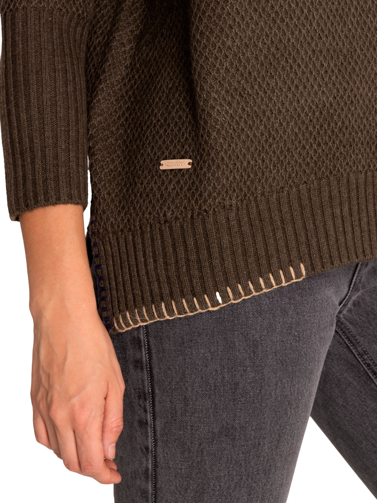 Sweater Cashmere Mujer Anis Verde Rockford