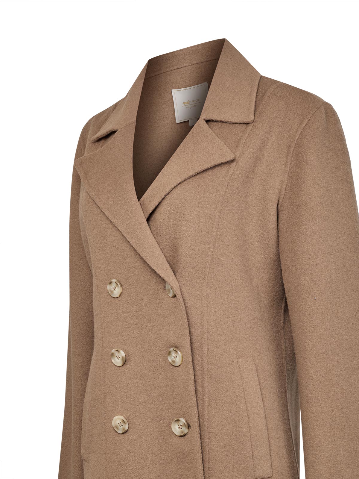 Chaqueta Lana Mujer Gala Café Rockford