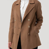 Chaqueta Lana Mujer Gala Café Rockford