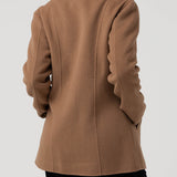 Chaqueta Lana Mujer Gala Café Rockford