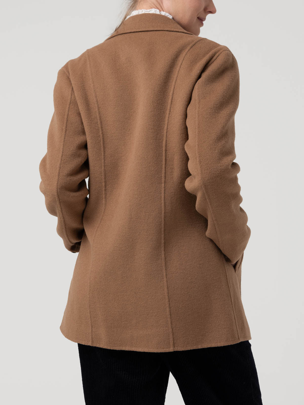 Chaqueta Lana Mujer Gala Café Rockford