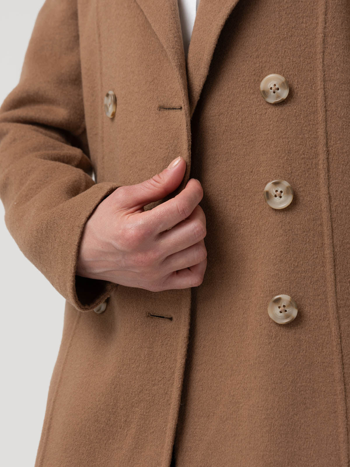 Chaqueta Lana Mujer Gala Café Rockford