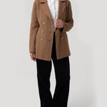 Chaqueta Lana Mujer Gala Café Rockford