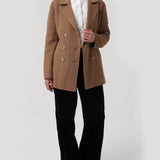 Chaqueta Lana Mujer Gala Café Rockford