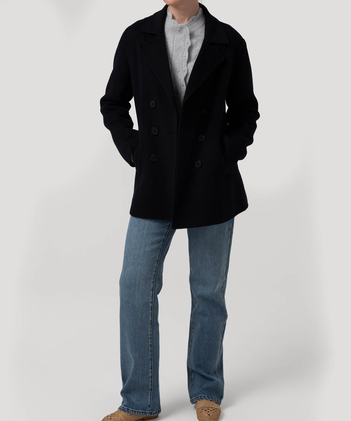 Chaqueta Lana Mujer Gala Azul Rockford