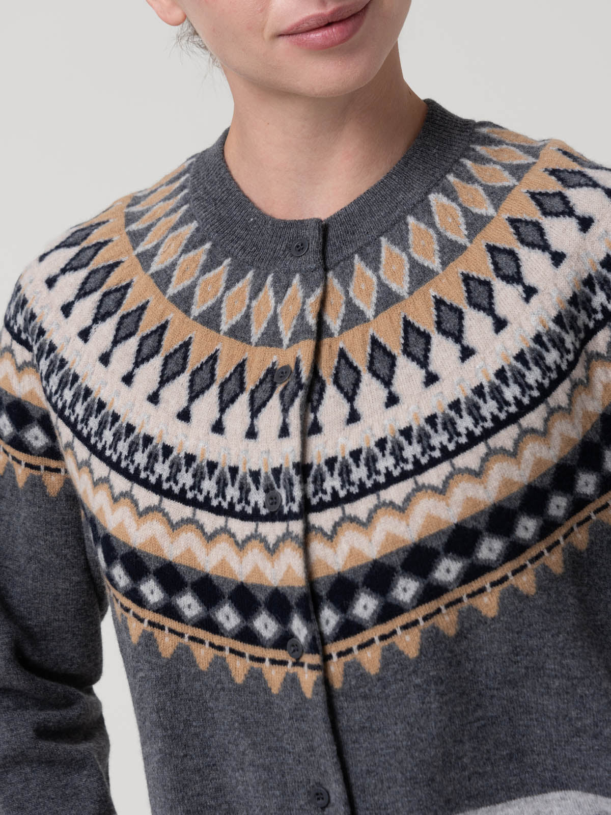 Sweater Lana Mujer Andros Gris Rockford