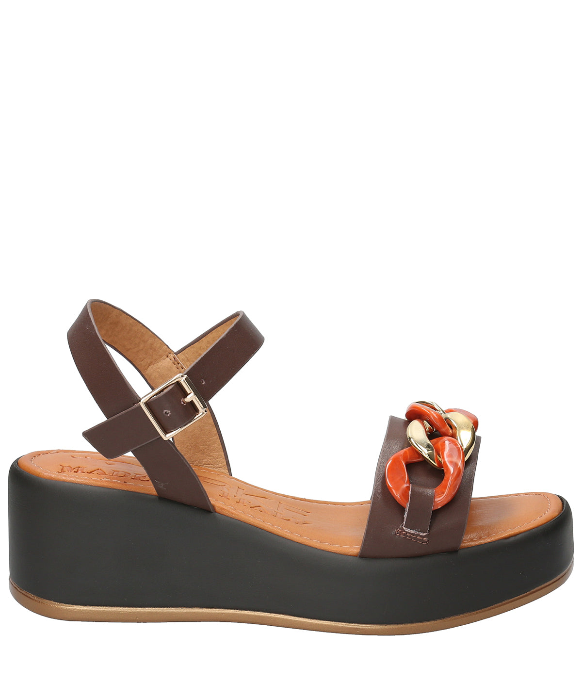 Sandalia Sintético Mujer Madda Café Oscuro Rockford
