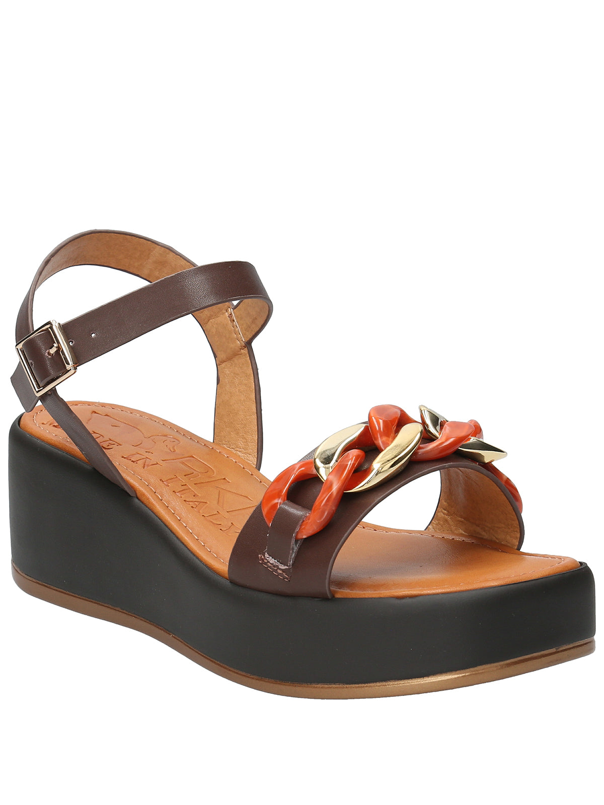 Sandalia Sintético Mujer Madda Café Oscuro Rockford