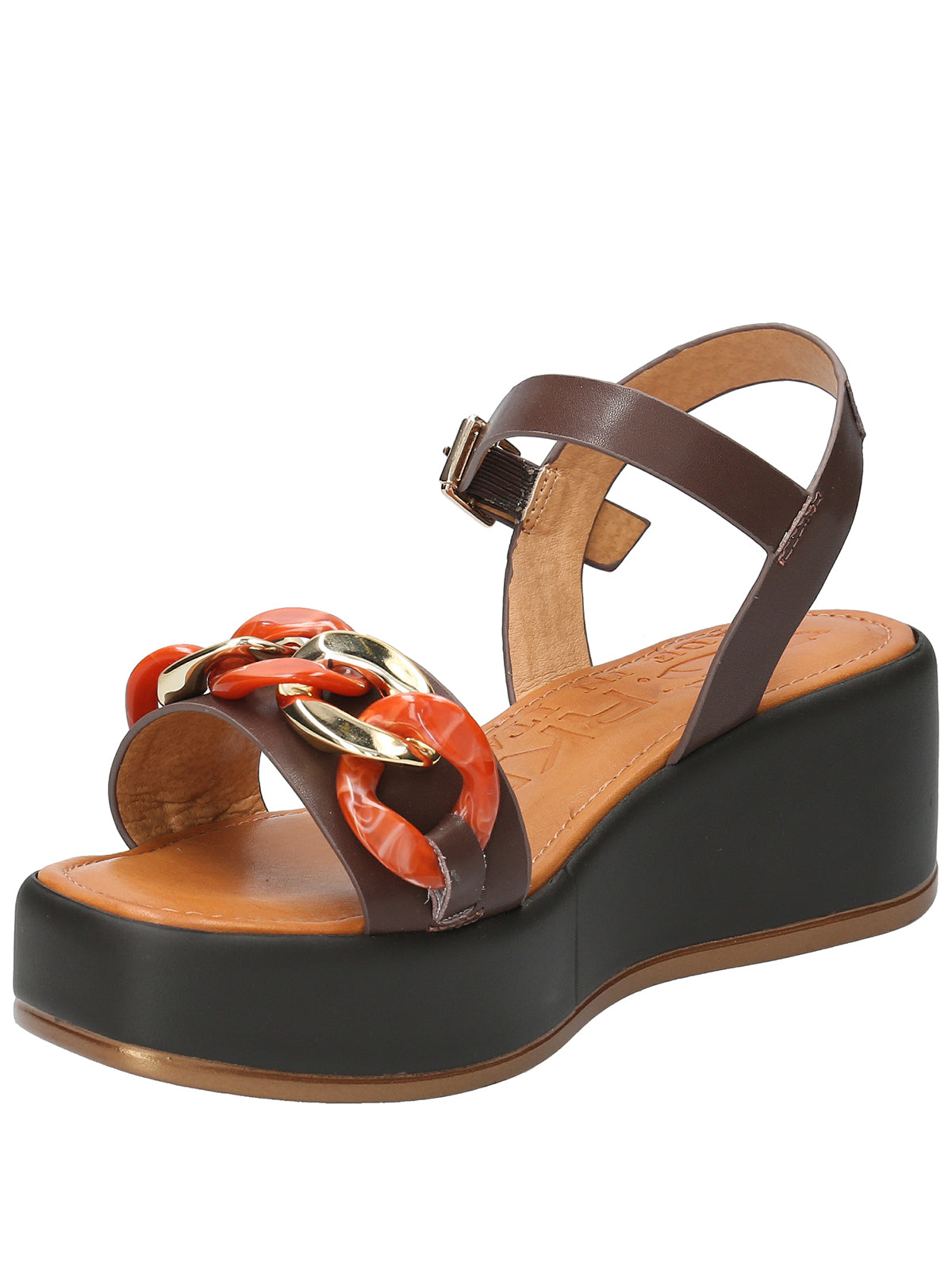 Sandalia Sintético Mujer Madda Café Oscuro Rockford