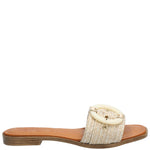 Sandalia Poliéster Mujer Rosola Beige Rockford