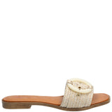 Sandalia Poliéster Mujer Rosola Beige Rockford