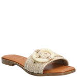 Sandalia Poliéster Mujer Rosola Beige Rockford