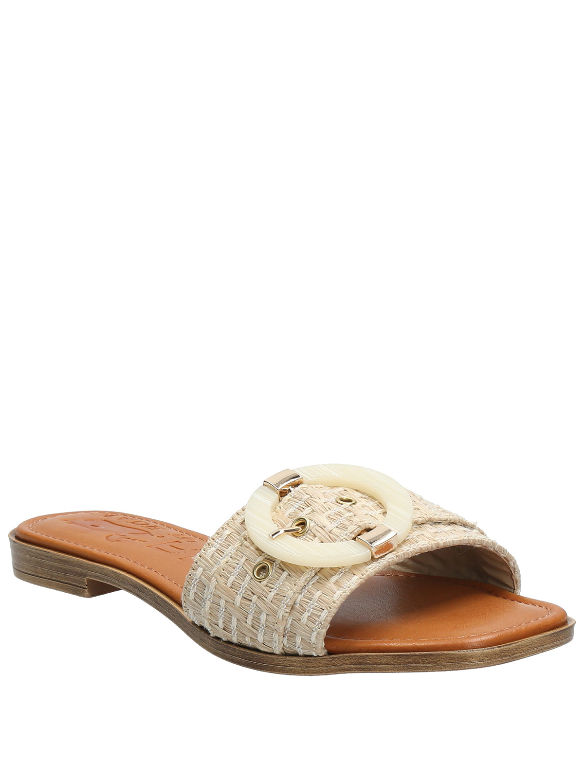Sandalia Poliéster Mujer Rosola Beige Rockford