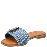 Sandalia Poliéster Mujer Rosola Azul Rockford