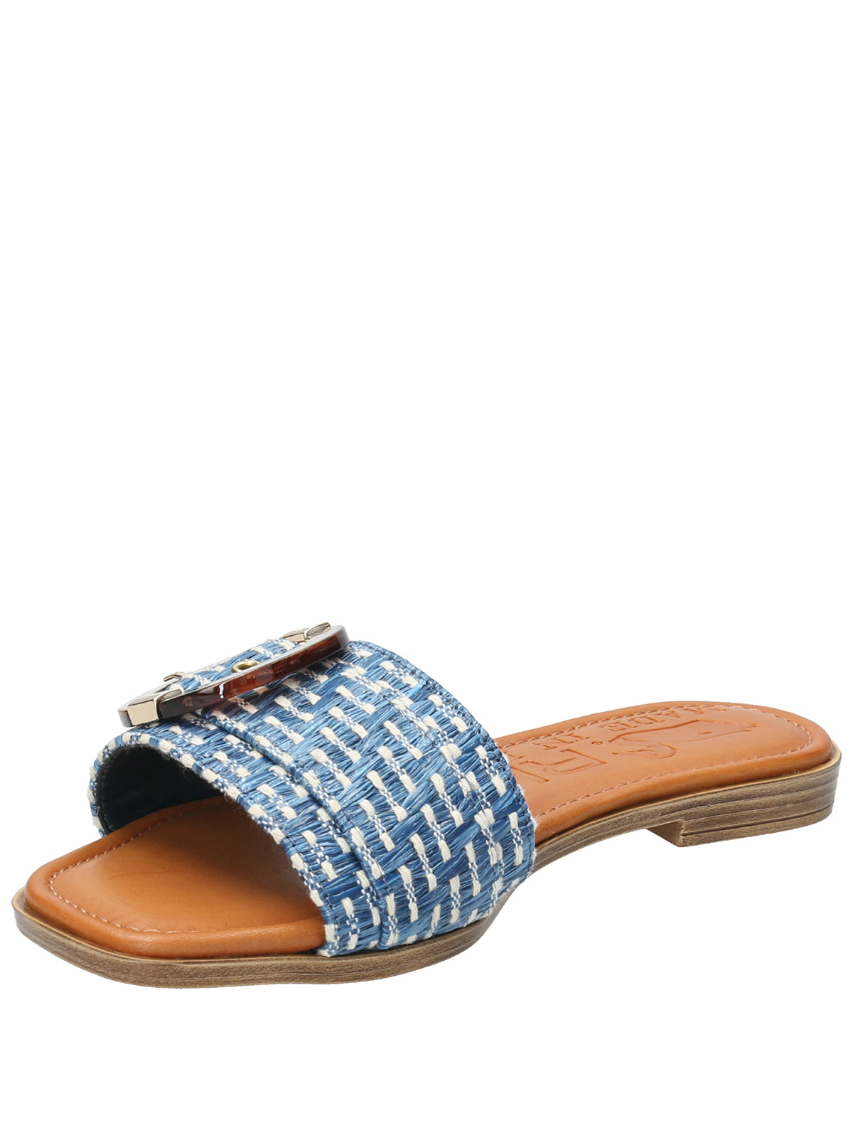 Sandalia Poliéster Mujer Rosola Azul Rockford