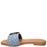 Sandalia Poliéster Mujer Rosola Azul Rockford