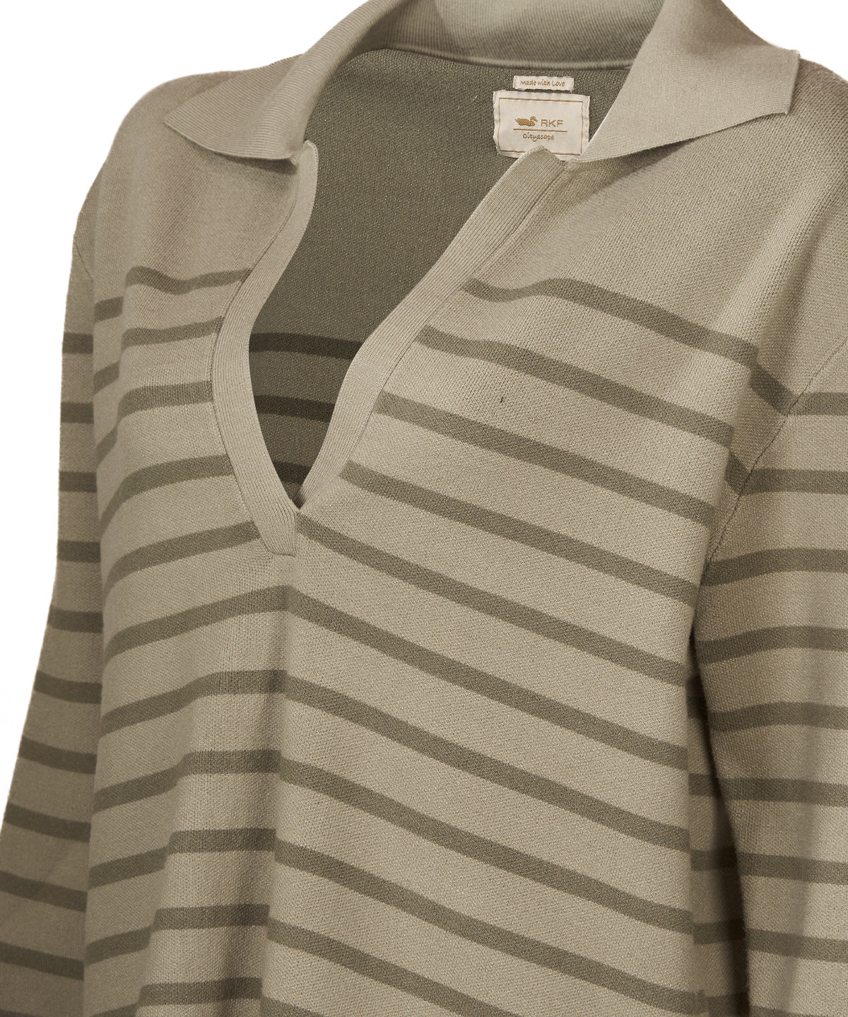 Sweater Fibras Recicladas Mujer Rosa Verde Rockford