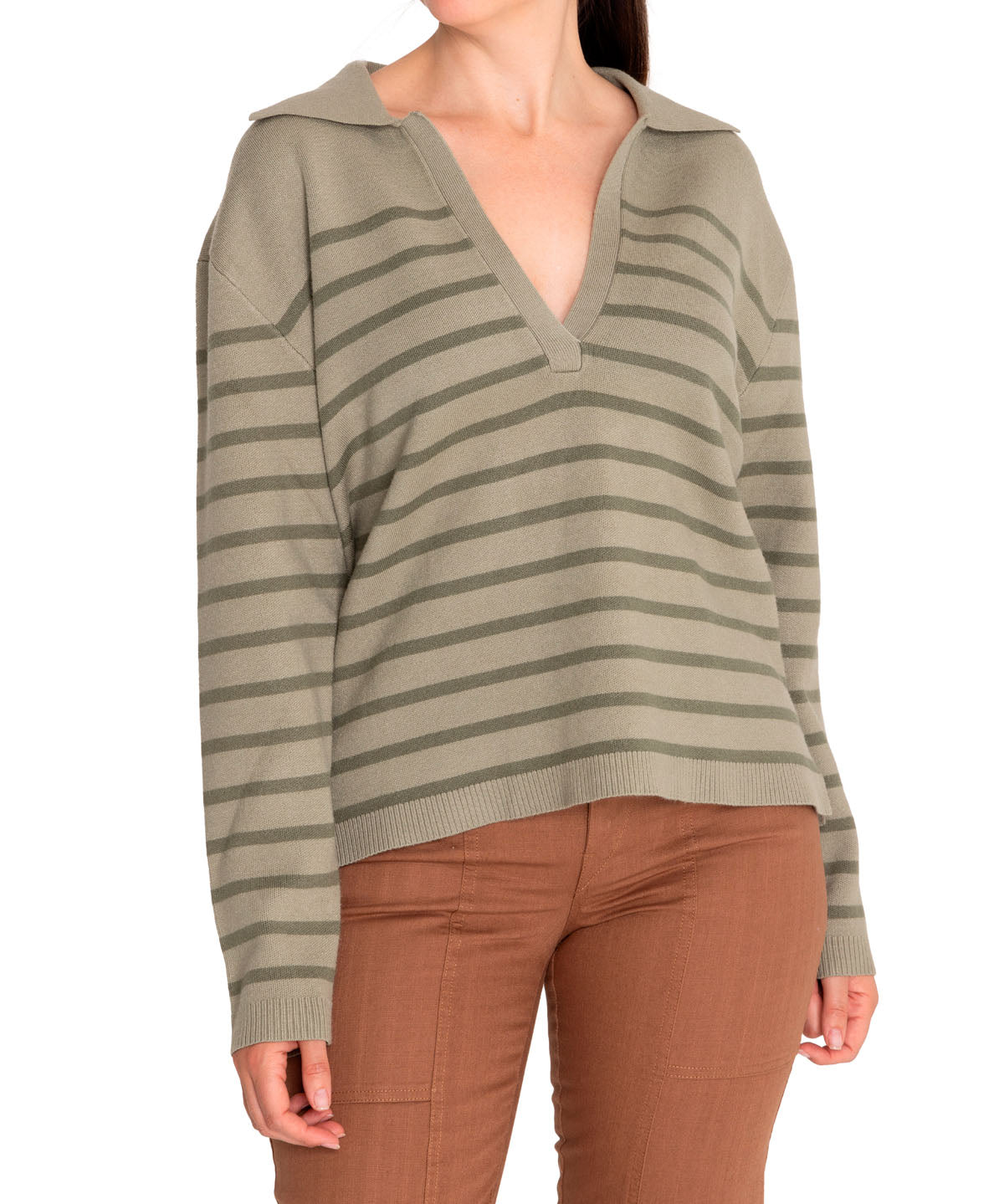 Sweater Fibras Recicladas Mujer Rosa Verde Rockford