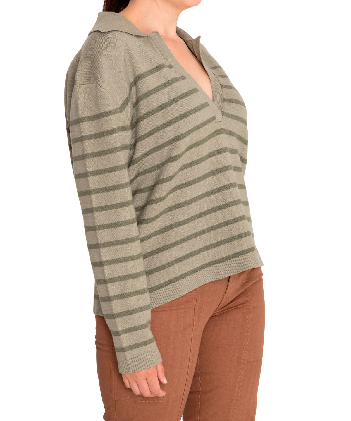Sweater Fibras Recicladas Mujer Rosa Verde Rockford