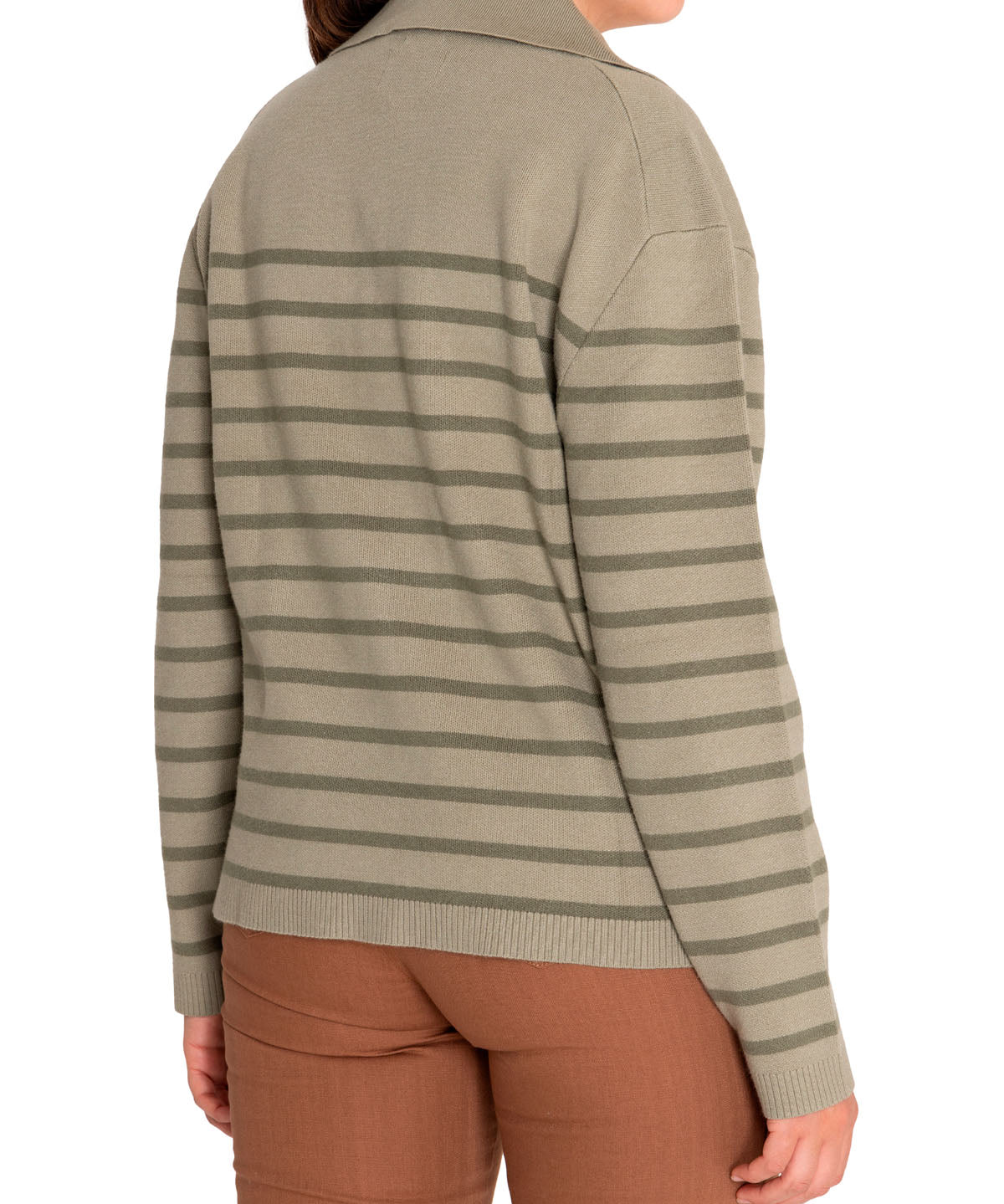 Sweater Fibras Recicladas Mujer Rosa Verde Rockford