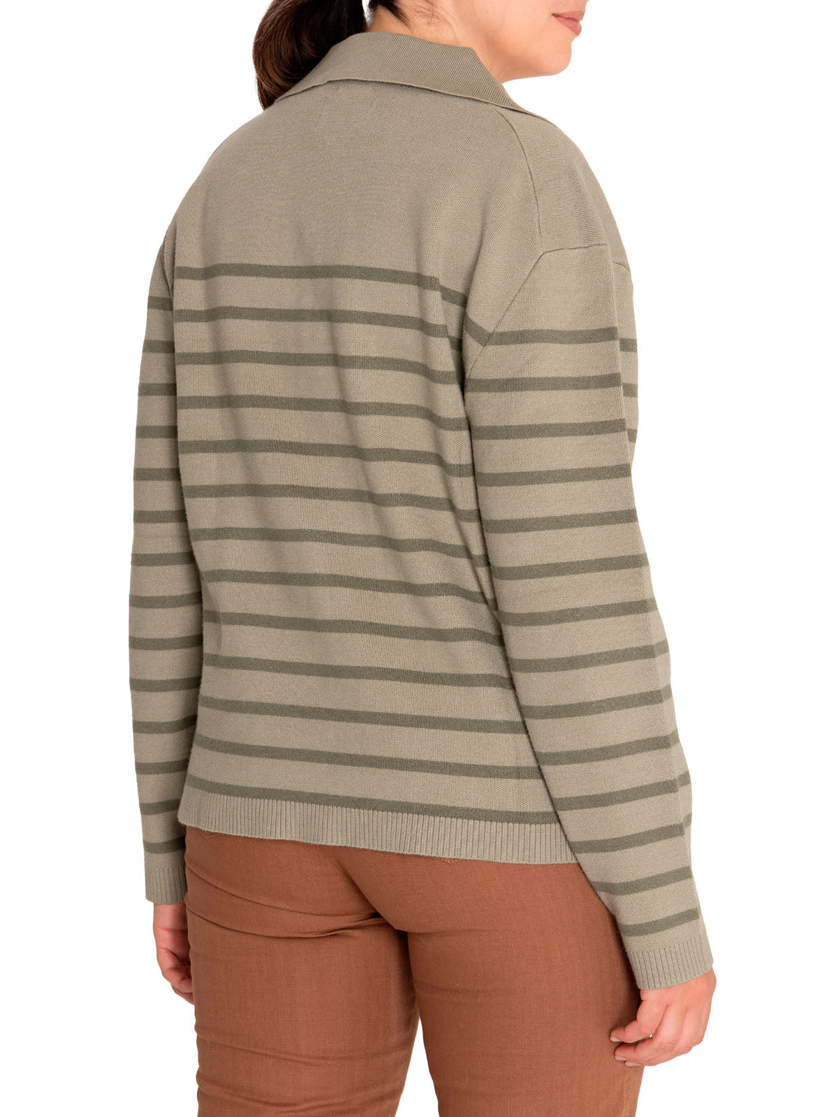 Sweater Fibras Recicladas Mujer Rosa Verde Rockford