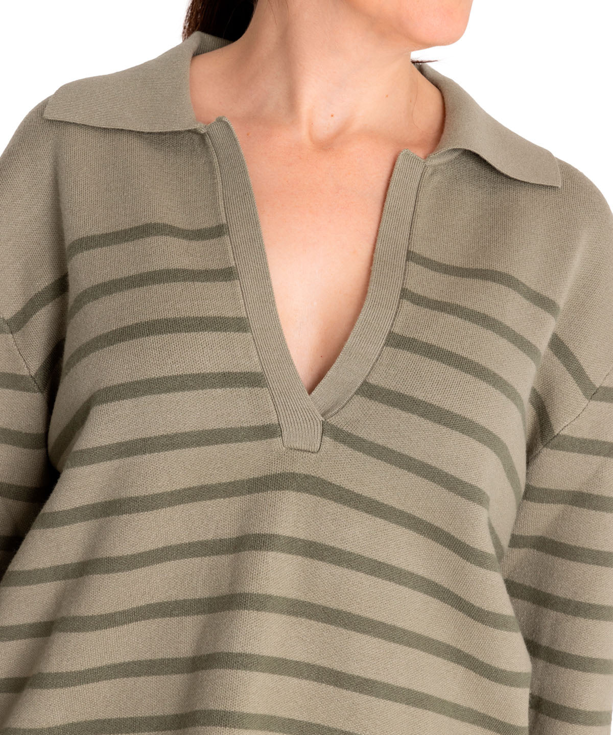 Sweater Fibras Recicladas Mujer Rosa Verde Rockford