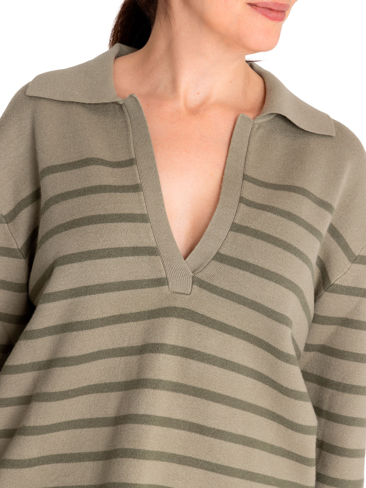 Sweater Fibras Recicladas Mujer Rosa Verde Rockford