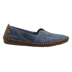Slip On Cuero Mujer Laurie Azul Rockford