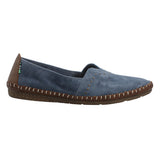 Slip On Cuero Mujer Laurie Azul Rockford
