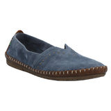 Slip On Cuero Mujer Laurie Azul Rockford