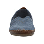 Slip On Cuero Mujer Laurie Azul Rockford