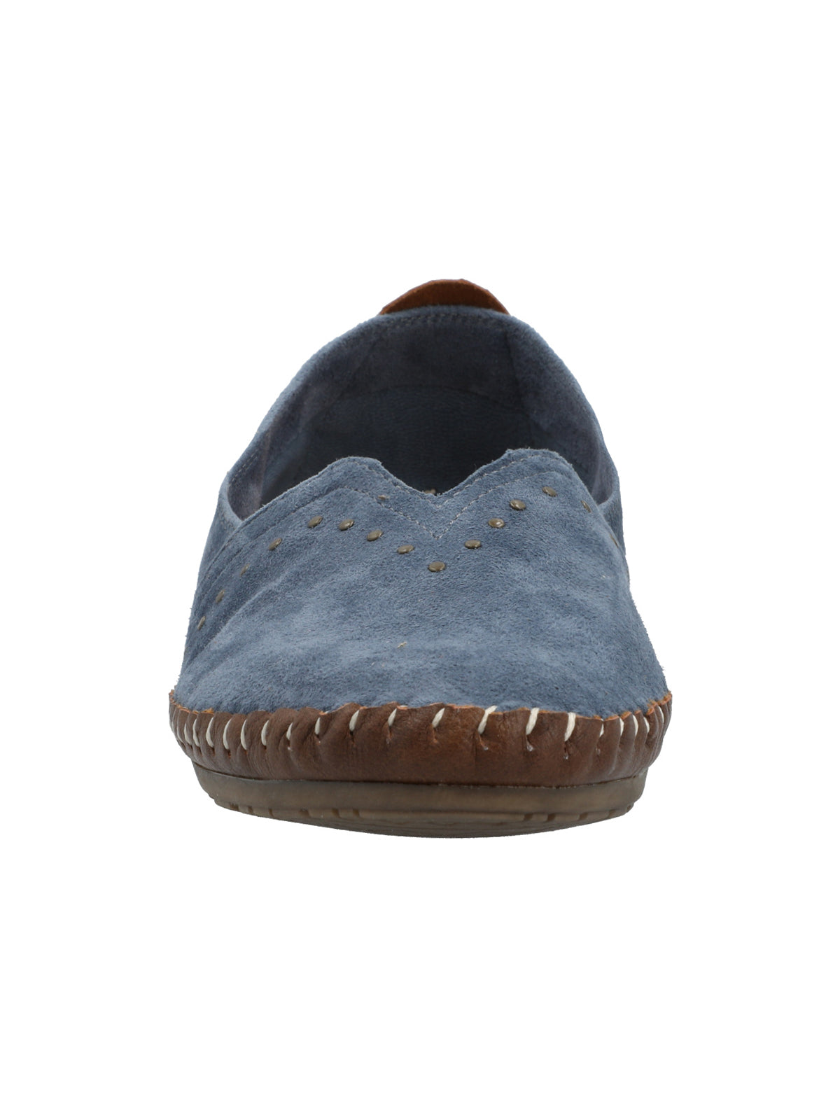Slip On Cuero Mujer Laurie Azul Rockford