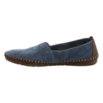 Slip On Cuero Mujer Laurie Azul Rockford