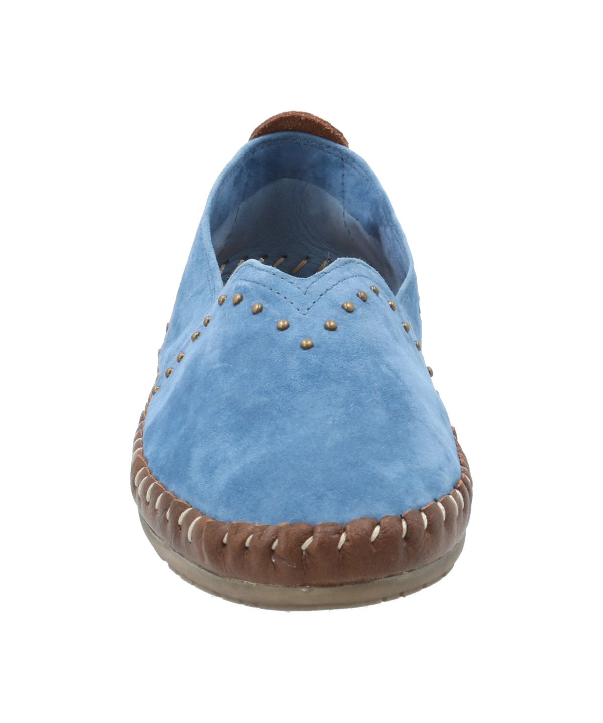 Slip On Cuero Mujer Laurie Azul Rockford