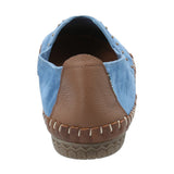 Slip On Cuero Mujer Laurie Azul Rockford