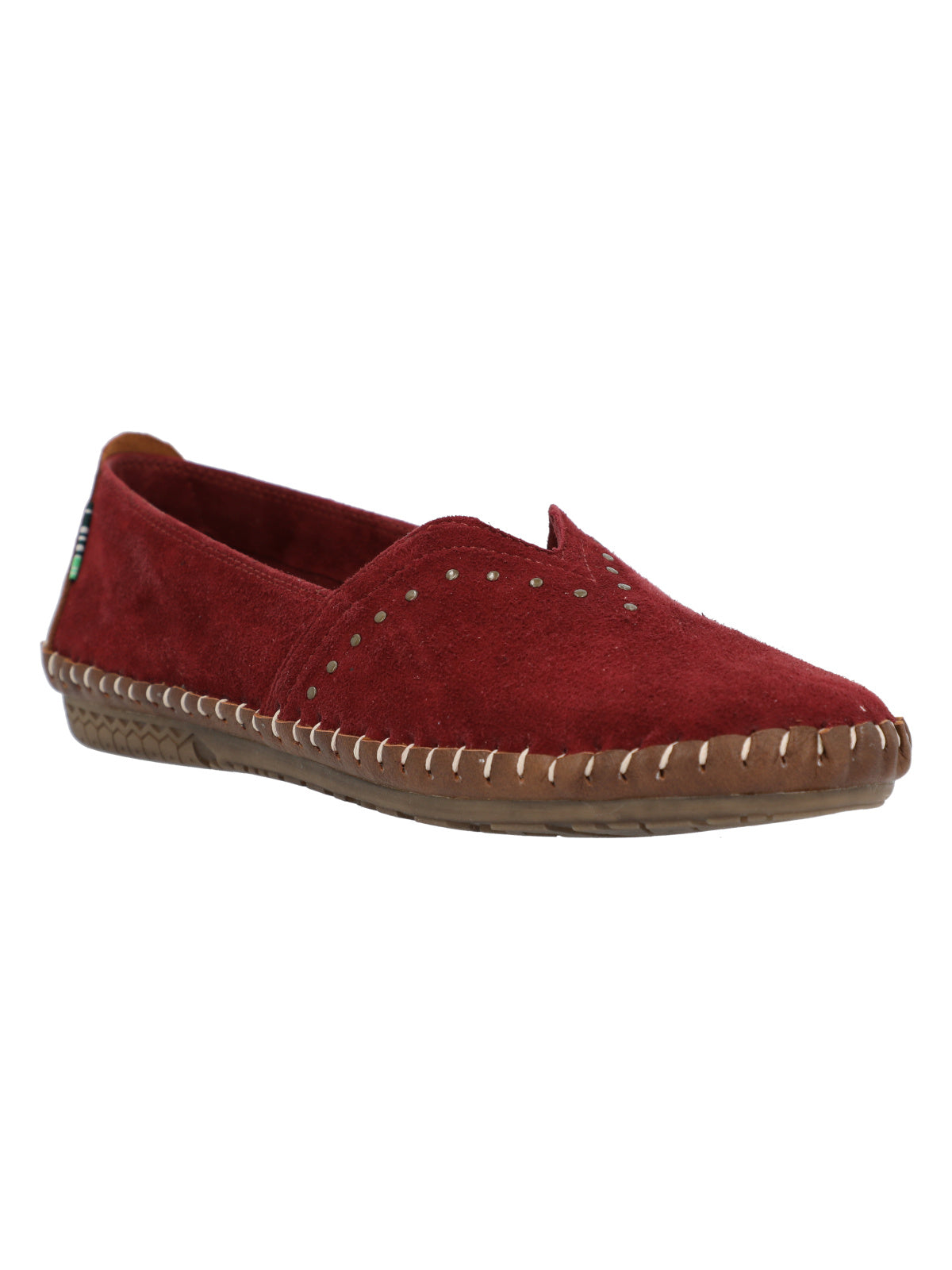 Slip On Cuero Mujer Laurie Rojo Rockford