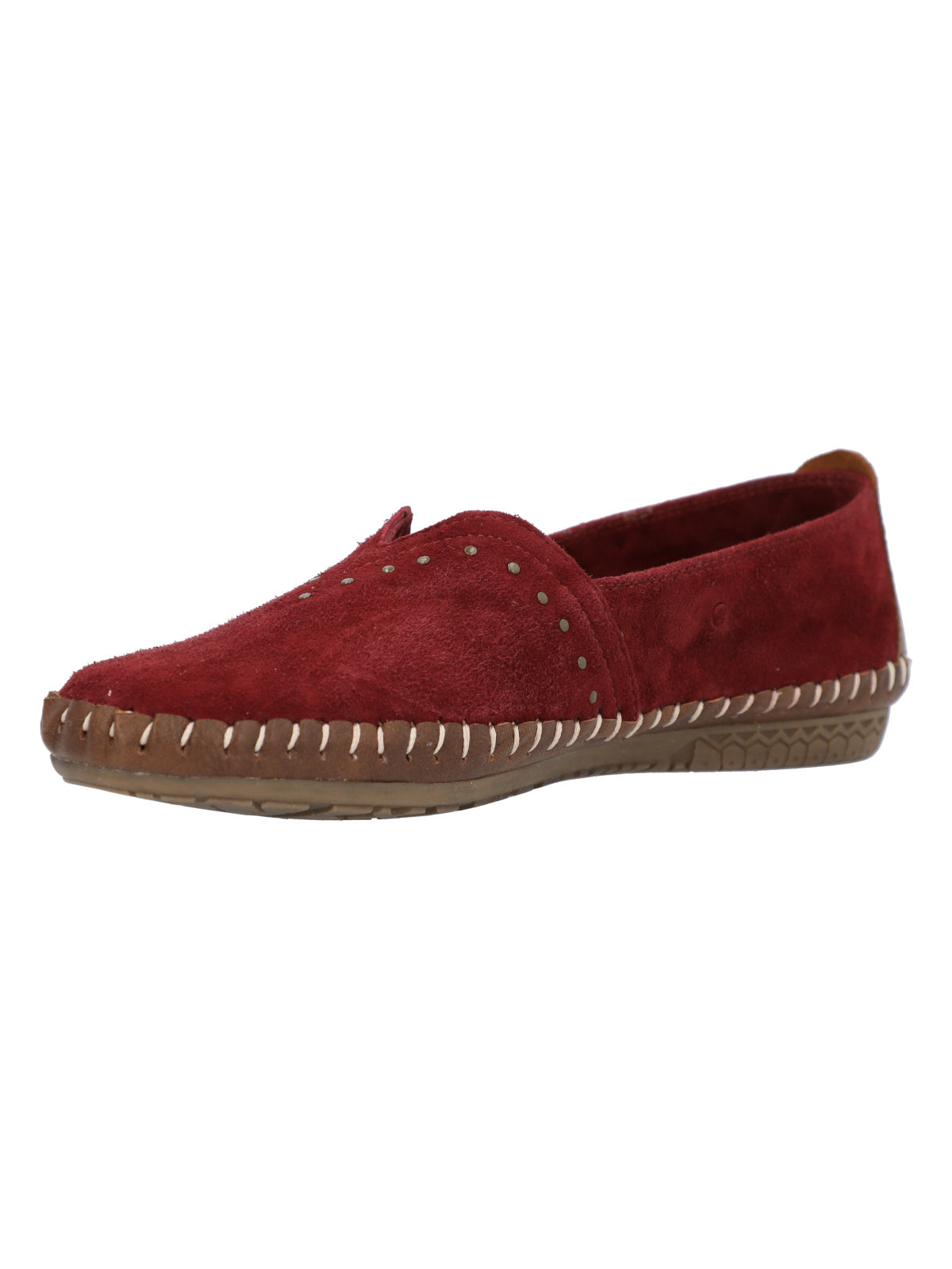 Slip On Cuero Mujer Laurie Rojo Rockford