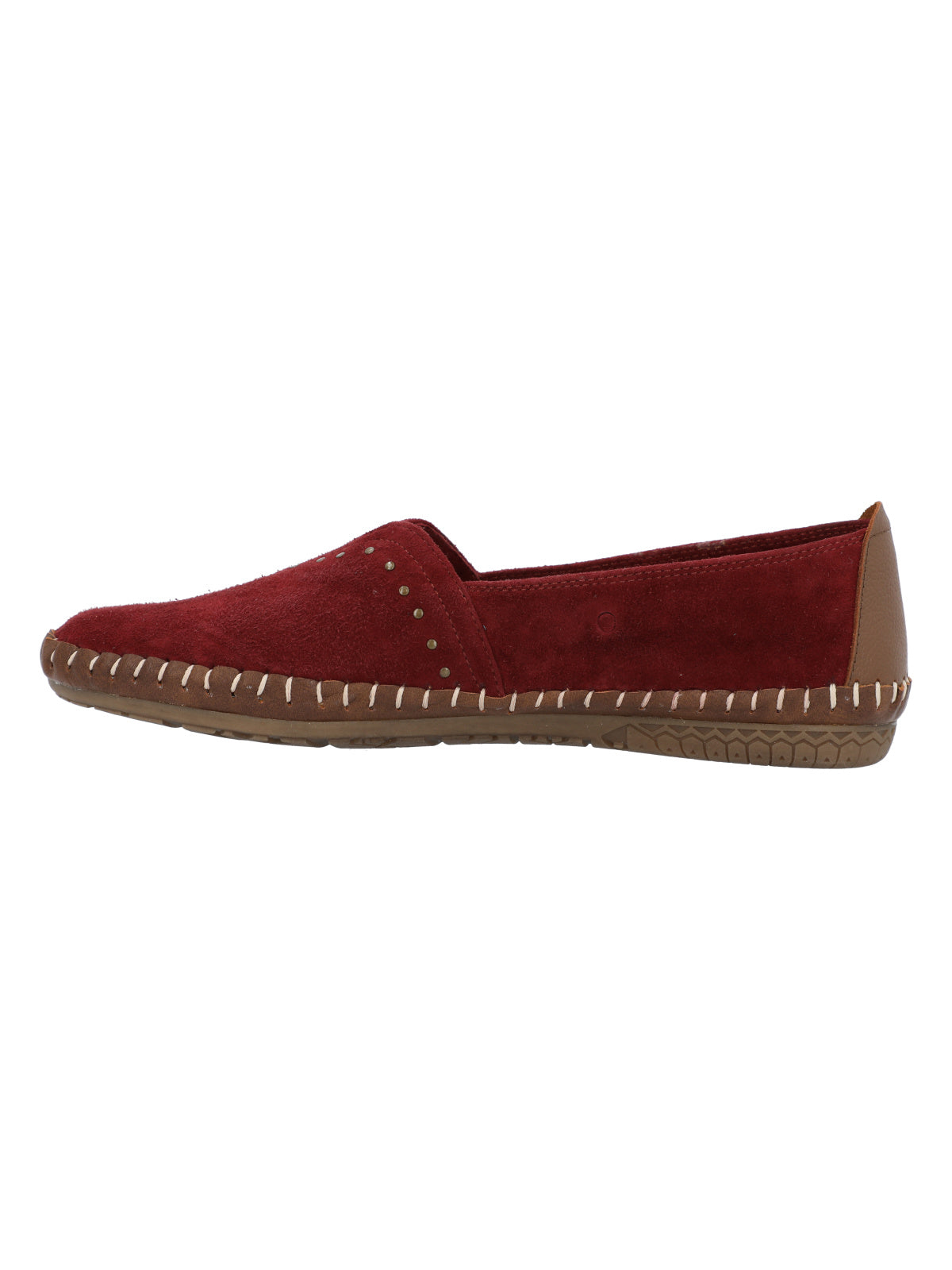 Slip On Cuero Mujer Laurie Rojo Rockford