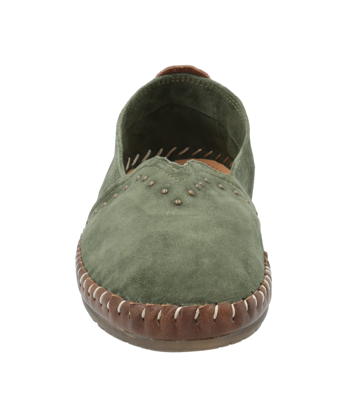 Slip On Cuero Mujer Laurie Verde Rockford