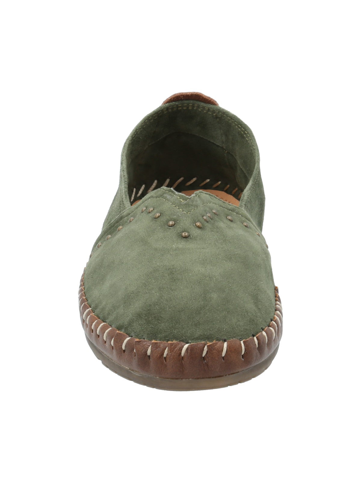 Slip On Cuero Mujer Laurie Verde Rockford